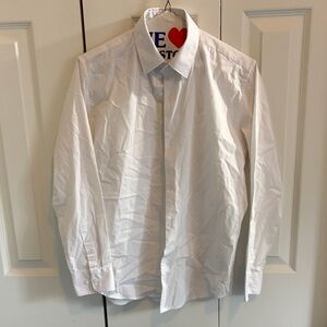 Kenneth Cole Reaction White Button-Down Dress Shirt